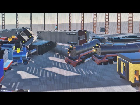 The Brave Locomotive roblox showcase, mostly Samson