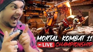 Mortal Kombat 11 CHAMPIONSHIP || MK11 Telugu Live Stream | KINGFU vs Subscribers #day87