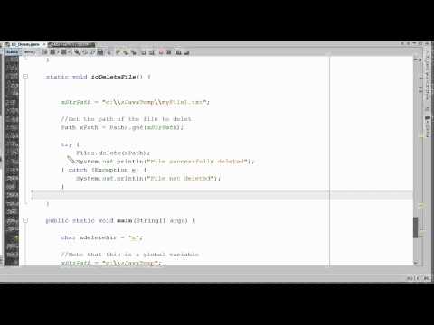 Java Delete A Text File