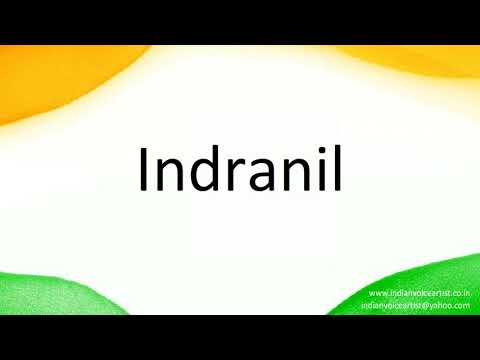 How to correctly pronounce in Hindi "Indranil".