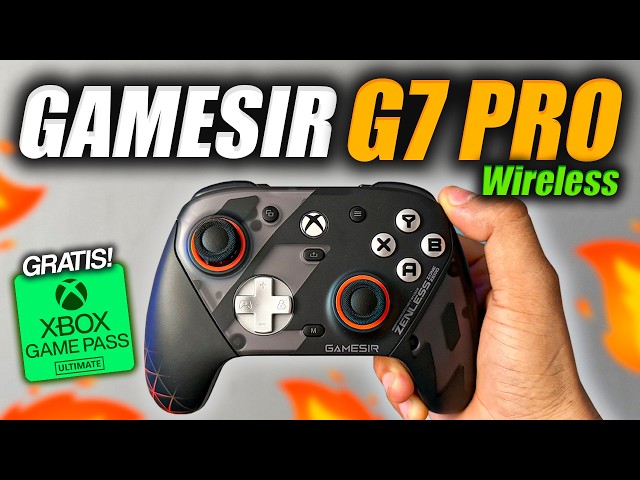 Vídeo relacionado con GameSir G7 Pro Mando inalámbrico para videojuegos : con licencia oficial para Xbox Series X|S, Xbox One, PC con Windows y Android, joysticks TMR, cuatro botones reasignables. Edición Zenless Zone Zero