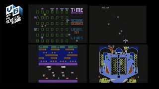 Atari 7800 Homebrew Carts Play time #1. Time Salvo, Baby Pac-Man, Froggie, Moon Cresta