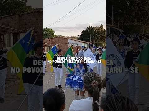 Fui homenageado no Desfile Cívico da Escola Municipal Elysio Araújo #desfilecívico #gararu #sergipe
