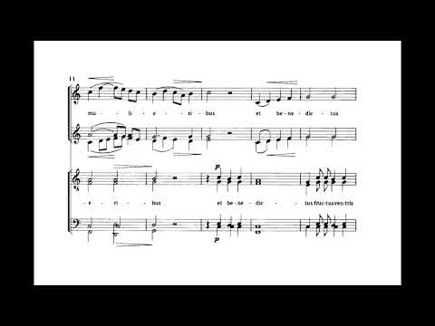 Ave Maria (F. Biebl) Score Animation