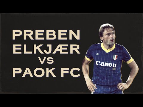 Preben Elkjær vs PAOK FC | European Cup 1985/86