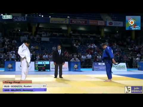 Judo 2013 European Championships U18 Tallinn: Godizov (RUS) - Majdov (SRB) [-73kg] final