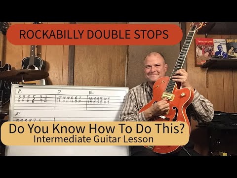 Rockabilly Double Stops - Guitar Lesson - Rock Through Chord Changes