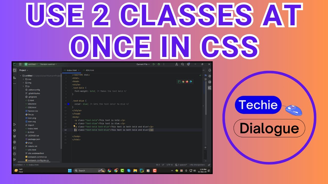 How to Use 2 Classes at Once in CSS - Full Tutorial [2025]