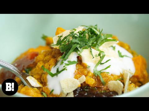 Roast Sweet Potato Dahl Recipe
