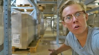 CLIMBING THE RAFTERS IN IKEA!