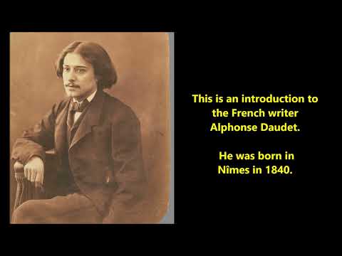 Intro to French writer Alphonse Daudet, novel Sapho, Marie Rieu, Zola, Le Nabab (Nabob), Léon Daudet
