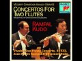 Vivaldi,  Concerto for 2 Flutes and Orchestra in C Major, RV533. Flautistas Rampal & Kudo