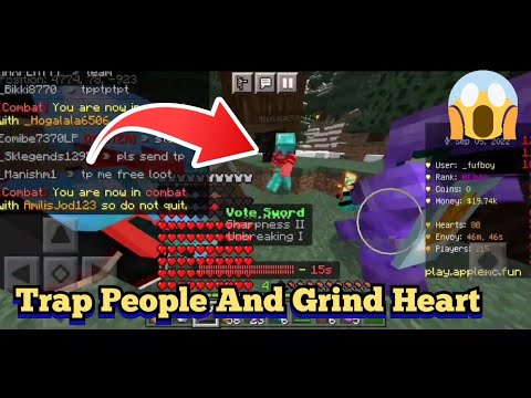 base Trap People And Getting Overpowered In AppleMc Server
