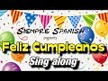 Learn Spanish - Happy Birthday (sing along)