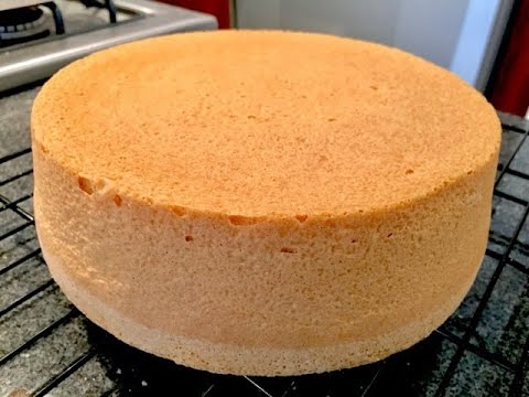 SPONGE CAKE (Genovesa) / Baking technique WITHOUT BAKING POWDER