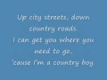 "Country Boy" by Alan Jackson LYRICS.
