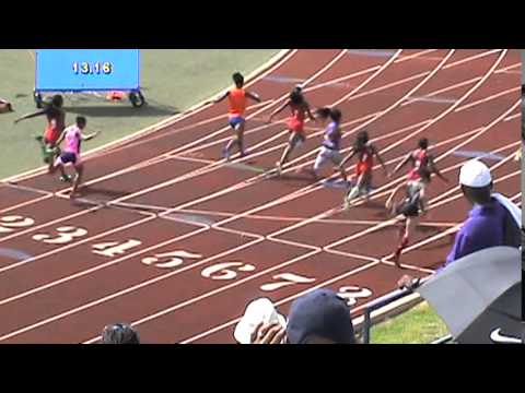 2014 REGION 16 CHAMPIONSHIPS: 11 - 12 YR GIRLS 100 METER FINAL