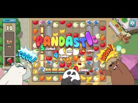 We Bare Bears Match3 Repairs Level 1202 - No Boosters
