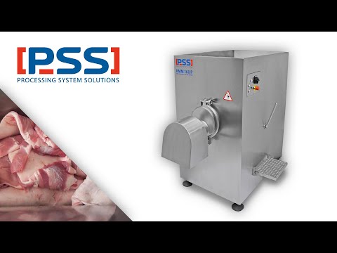 PSS RMM 160 P (Frozen Meat Grinder) - Grinding Fresh Pork