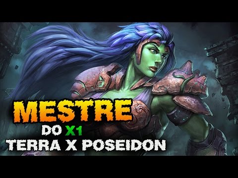 SMITE BRASIL: O mestre do X1 - Terra X Poseidon (Ranked Duel)