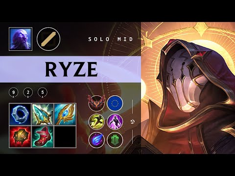 Ryze Mid vs Ekko - EUW Grandmaster Patch 25.24