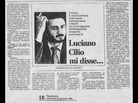 Girolamo De Simone per Luciano Cilio