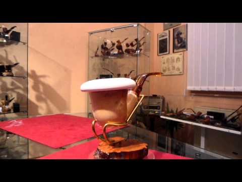 Pipa in limone e schiuma bent freehand - www.paronellipipe.it