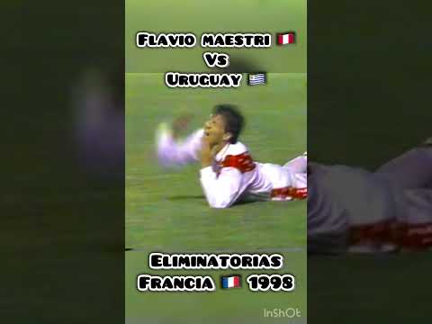 La dura falta contra Flavio Maestri vs Uruguay eliminatorias 1998