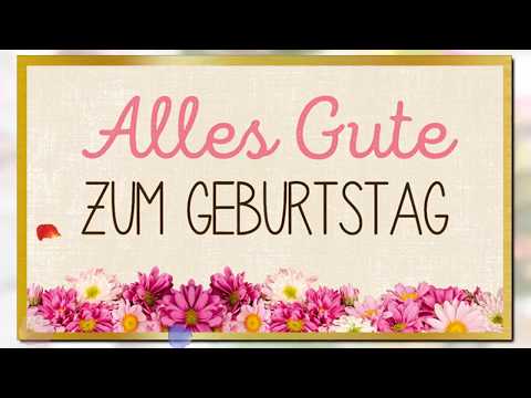 Happy birthday german version