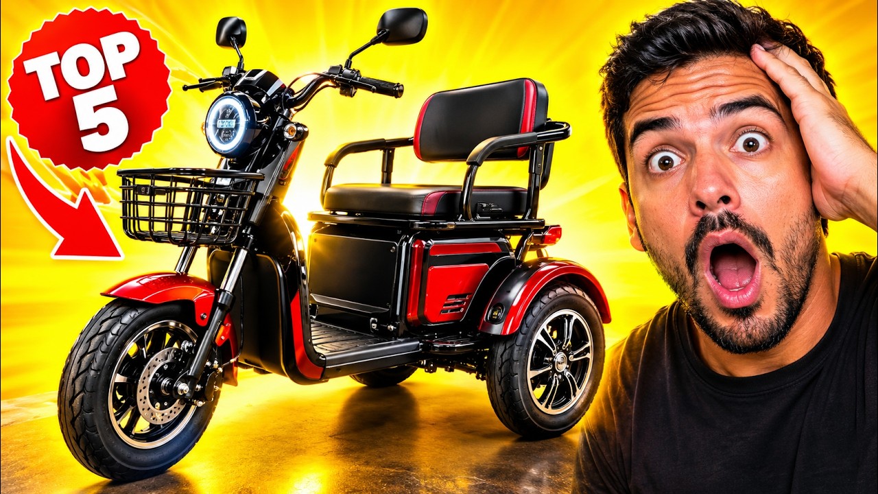🔥 TOP 5 MELHORES TRICICLOS ELÉTRICOS 2026 — Guia de Compra Definitivo