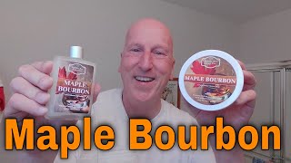 Maple Bourbon Triple Butter Shave Soap