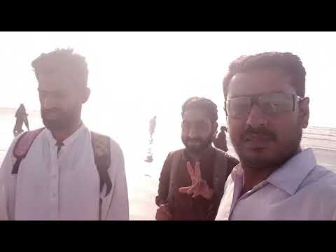 Karachi beach 🏖️ enjoying bilawal janwari aur friends