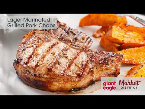 Lager-Marinated Grilled Pork Chops