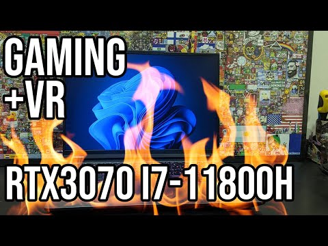 Lenovo Legion 5 Pro Gaming + VR Test (RTX3070)
