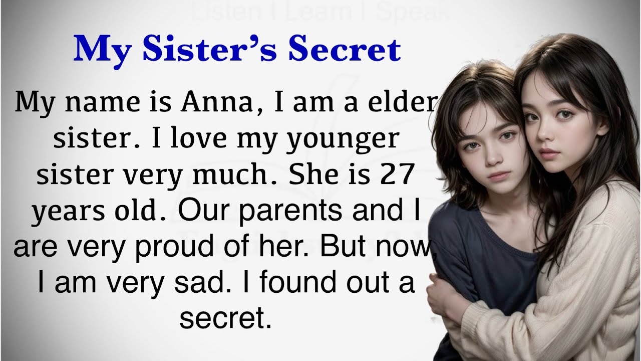 English listening practice through story.