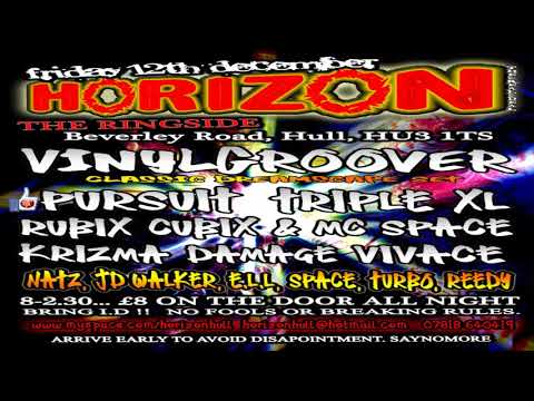 DJ PURSUIT + MC'S NATZ, JD WALKER & TURBO LIVE @ HORIZON (12-12-08) CHRISTMAS CRACKER