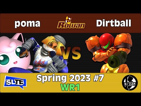 Rowan Spring 2023 #7: poma (Sheik, Puff) Vs. Dirtball (Samus) - WR1