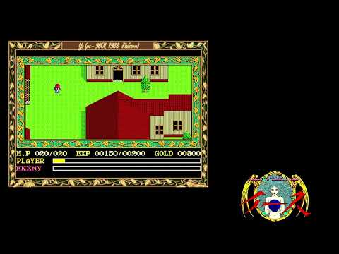 [고전게임 플레이] Ys1 이스1 (PC-9801판) 플레이 - 1 (오프닝~신전입구)