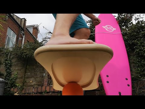 Surf training with the best balance board - roller balance board v CoolBoard