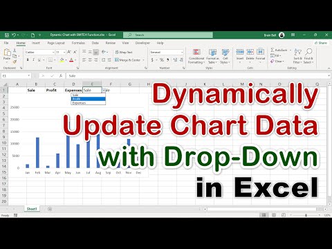 Dynamically Update Chart Data with Drop-Down List in Excel