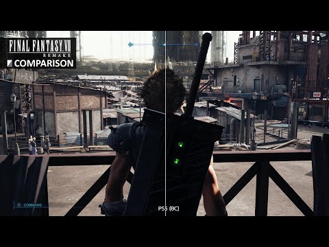 PS4 vs PS5(BC) Comparison - Final Fantasy 7 Remake (Graphics / Load Time)