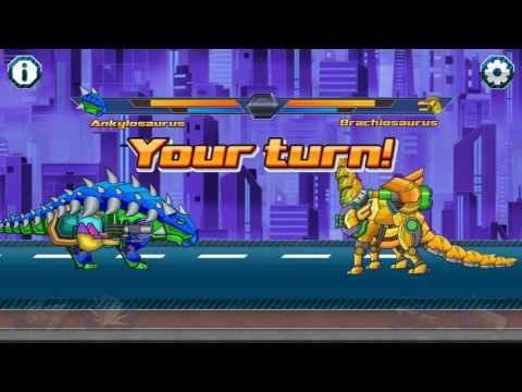 Dinosaur Robot Wars Video