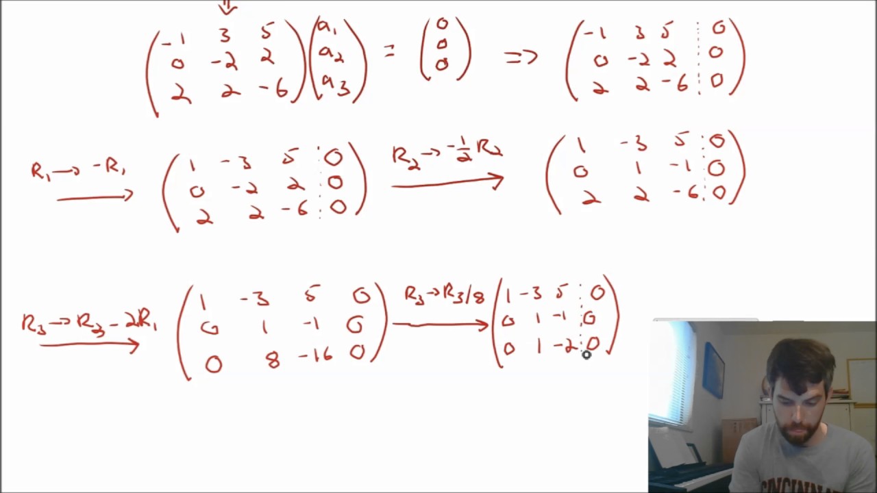 Determining Linear Independence vs Linear Dependence