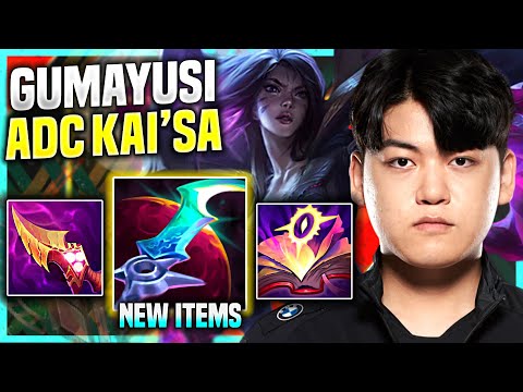 GUMAYUSI PICKS KAI'SA WITH NEW ITEM ECLIPSE! T1 Gumayusi Plays Kai'Sa ADC vs Ezreal!