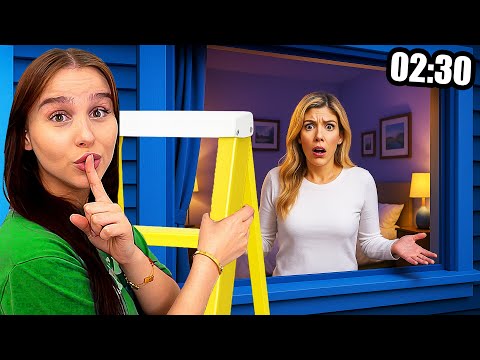 NACHTS aus dem HAUS SCHLEICHEN ! 🏡😳 (Mama darf es nicht sehen) - Celina