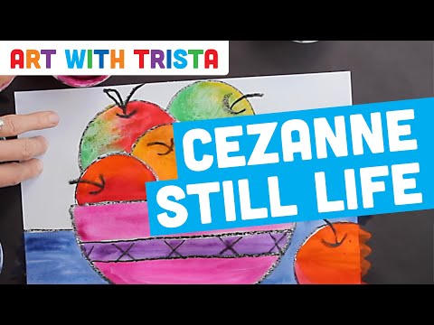 Paul Cezanne Inspired Still Life Step By Step Painting Tutorial - Art With Trista