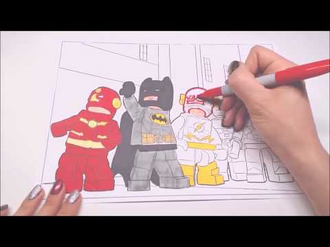 Lego Superhero Ninjajo Coloring pages Your favourite Lego superheros BATMAN,FLASH,GREEN LANTERN+MORE