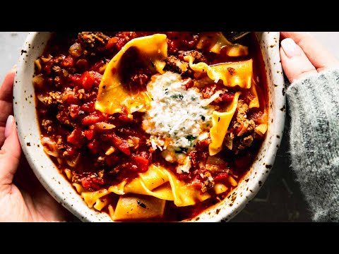 Instant Pot Lasagna Soup