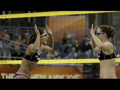 Juliana/Antonelli (BRA) vs. Laboureur/Sude (GER) - Amsterdam – Women World Championships 2015