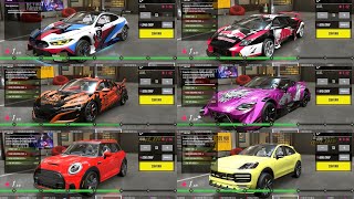 Drive Zone Online || Some New Cars Level 1 To Max Level CP Requirements